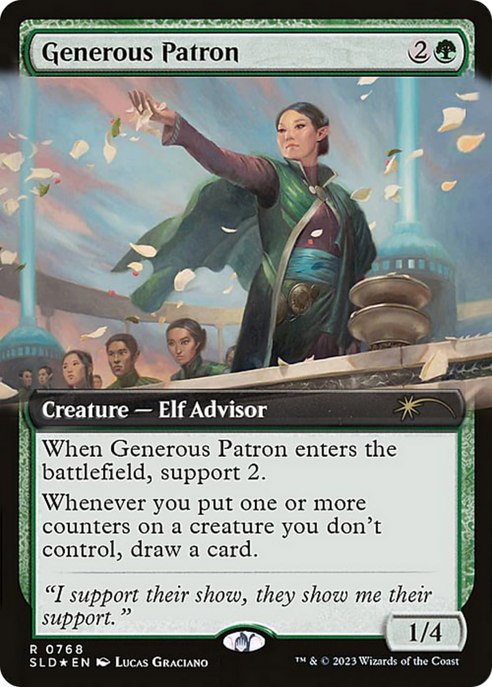 Generous Patron (Extended Art) [Secret Lair Drop Series]