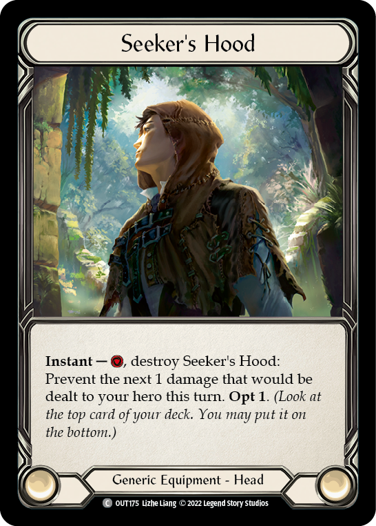 Seeker's Hood [OUT175] (Outsiders)  Rainbow Foil