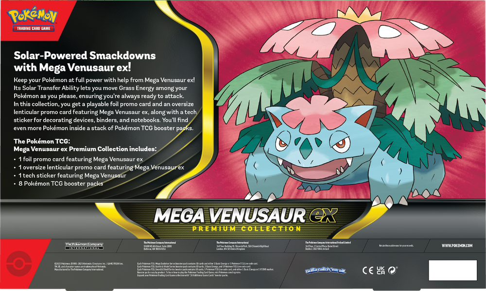 POKEMON MEGA VENUSAUR EX PREMIUM COLLECTIO - PREORDER