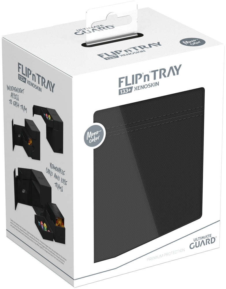 UG FLIP N TRAY DECK CASE MONOCOLOR BLACK 133+