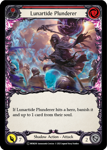 Lunartide Plunderer (Red) [U-MON206] (Monarch Unlimited)  Unlimited Normal