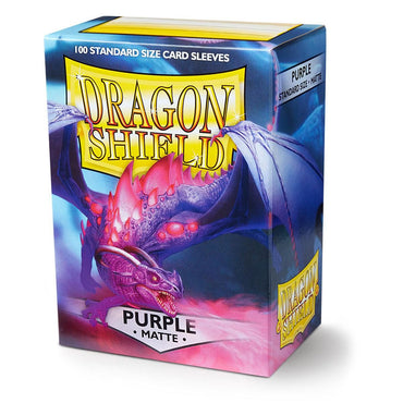 Dragon Shield: Standard 100ct Sleeves - Purple (Matte)