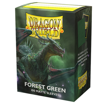 Dragon Shield: Standard 100ct Sleeves - Forest Green (Matte)