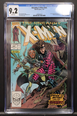 Uncanny X-men #266 - 1st Gambit - CGC 9.2