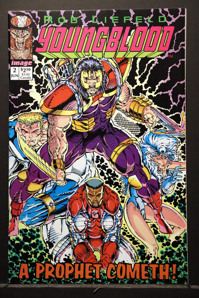 Youngblood #2 - Pink Logo -(1992) - NM