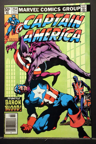 Captain America #254 - Newsstand - NM-