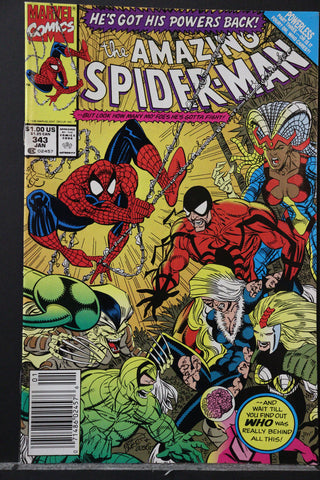 Amazing Spider-man #343 (1991) Newsstand - NM-