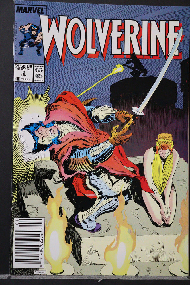 Wolverine #3 Newsstand (1989) - NM