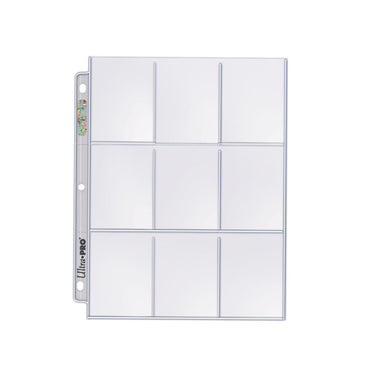 Ultra PRO: 9-Pocket Pages - Silver Series (3-Holes / 25-Pack)