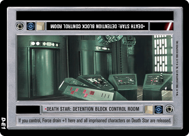 Death Star: Detention Block Control Room