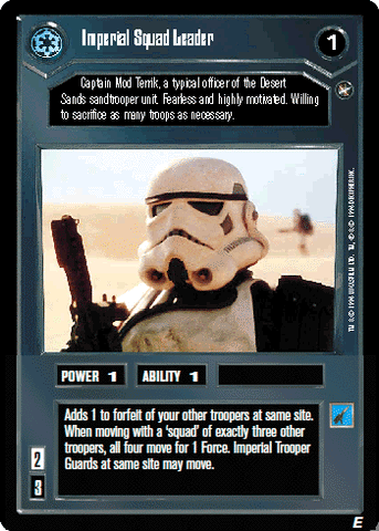 Imperial Squad Leader