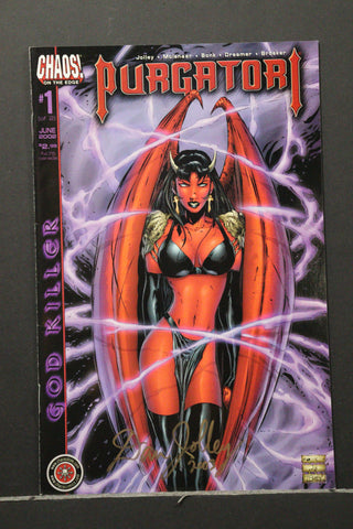 Purgatori: God Killer #1 - Signed by Dan Jolly (2002) - NM-