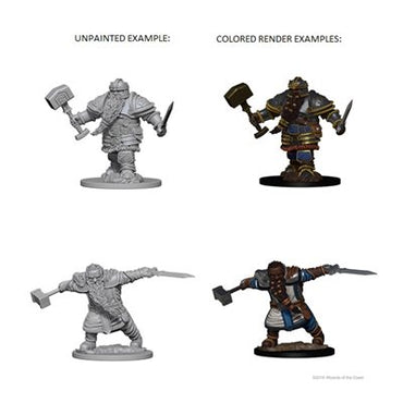 D&D Nolzurs Marvelous Unpainted Miniatures: Wave 1: Dwarf Male Fighter