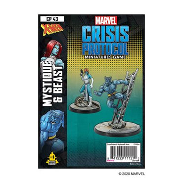 Marvel Crisis Protocol: Beast &amp; Mystique Character Pack