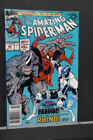 Amazing Spider-man #344 Newsstand (1991) - VF+
