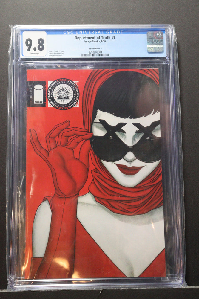 Department of Truth #1 Cover B CGC 9.8
