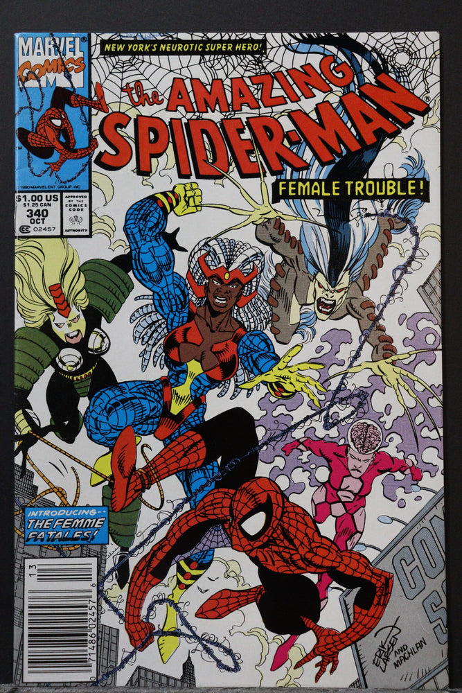 Amazing Spider-man #340 Newsstand (1991) - NM-