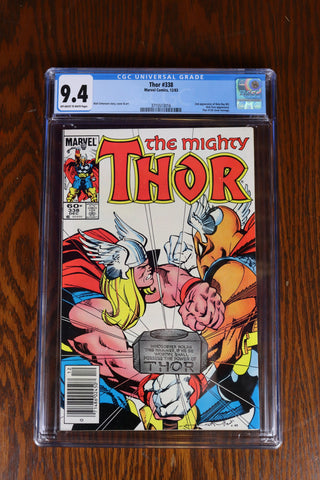 Thor #338 CGC 9.4 Newsstand